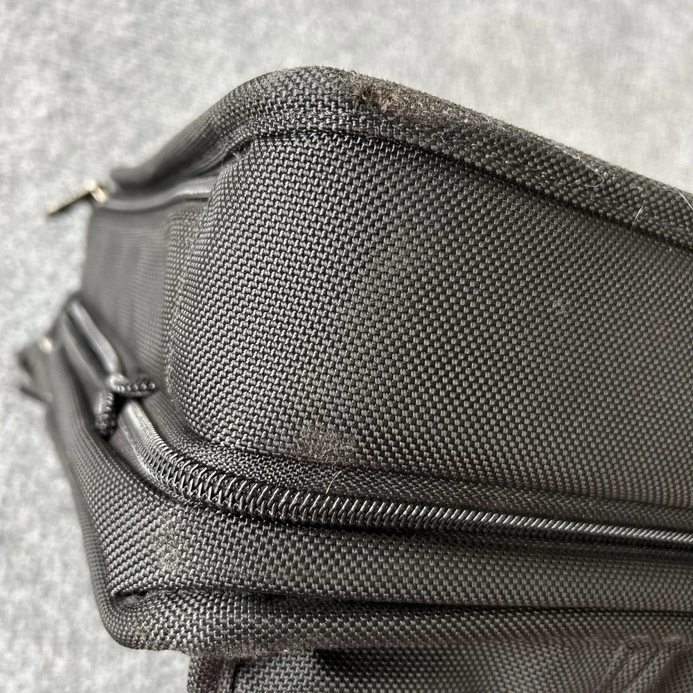 Tumi Laptop Bag Alpha Expandable Organizer Brief 26141D4 Black‎ Ballistic Nylon